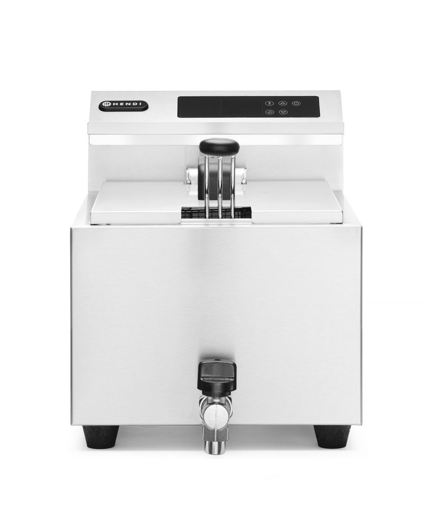Friteuse Profi Line digital - mit Ablasshahn - 8 l    Profi Line  8L  230V/3500W  305x515x(H)345mm-ING11587