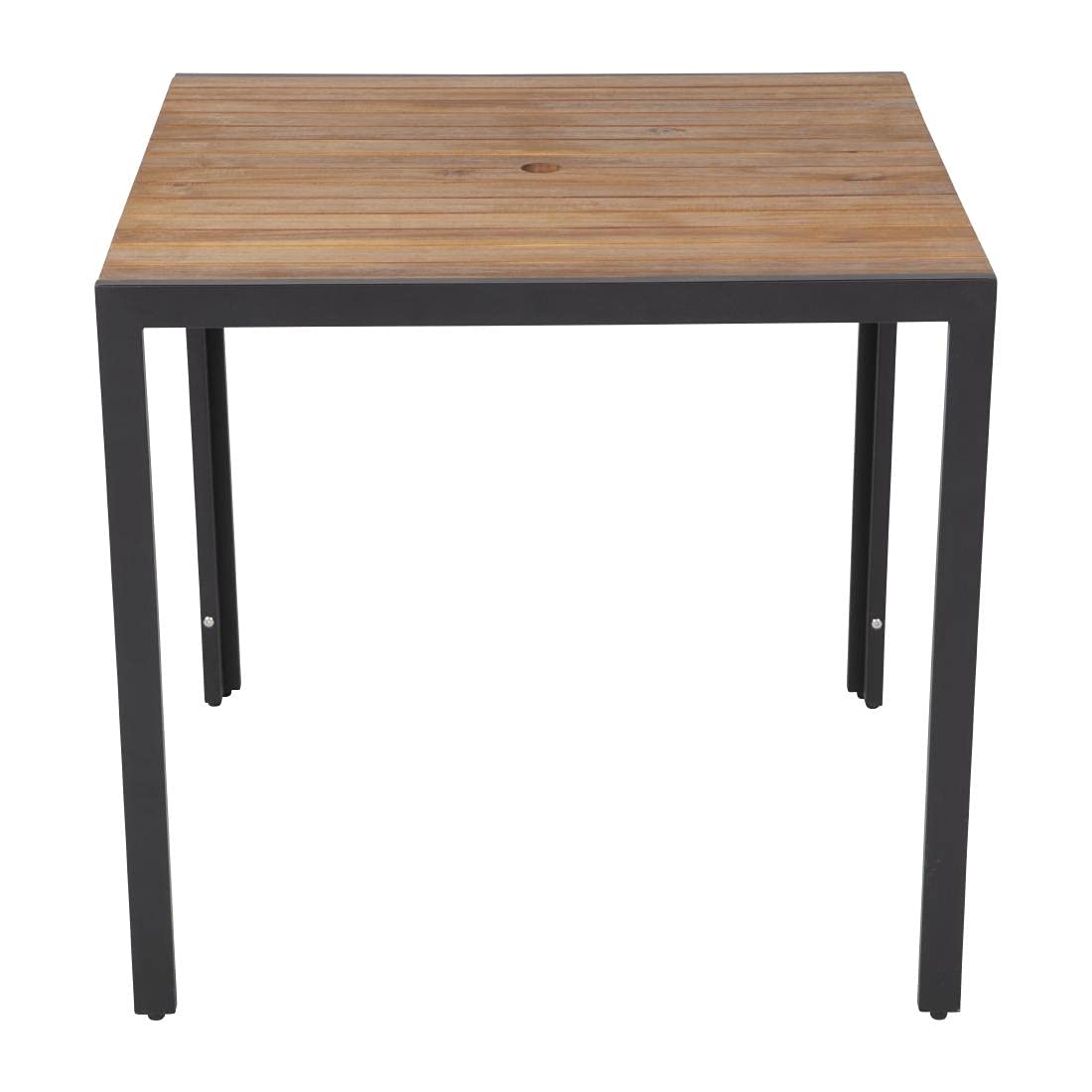 Outdoor Tisch Lero Außenbereich stahl und Akazienholz 80x80-ING10604 Outdoor Tisch Lero Außenbereich stahl und Akazienholz 80x80-ING10604