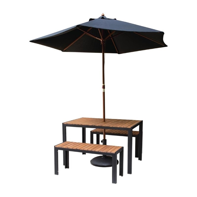 Outdoor Tisch Lero Außenbereich stahl und Akazienholz 120x80-ING10605 Outdoor Tisch Lero Außenbereich stahl und Akazienholz 120x80-ING10605
