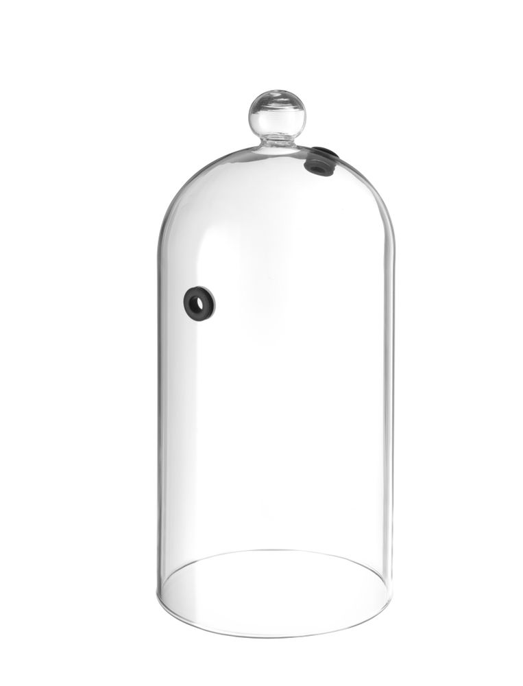 Glasglosche mit Lüftungsöffnung    Cocktail-Glosche  ⌀130x(H)282mm-ING11404 Glasglosche mit Lüftungsöffnung    Cocktail-Glosche  ⌀130x(H)282mm-ING11404