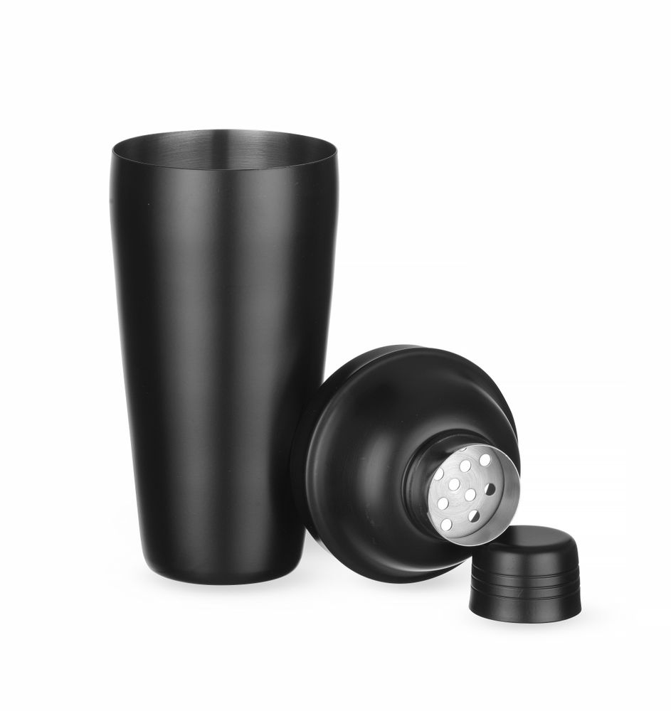 Cobbler Shaker 3-teilig Bar up Schwarz ø85x(H)240mm-ING11116 Cobbler Shaker 3-teilig Bar up Schwarz ø85x(H)240mm-ING11116