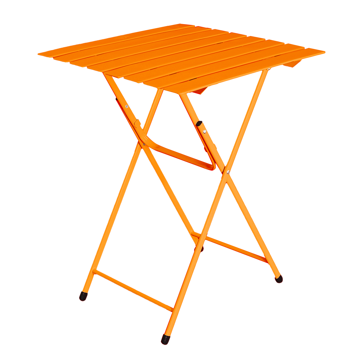 Outdoor Bistro Tisch 55x55cm Madrid Orange klappbar