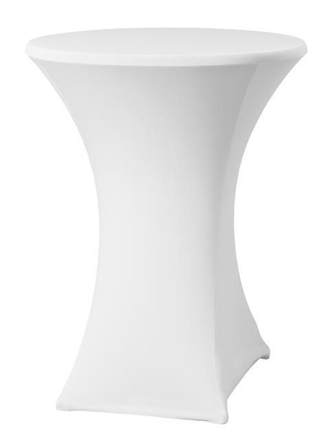 product-1496 Stehtischhusse   Weiß ⌀850x(H)1150mm