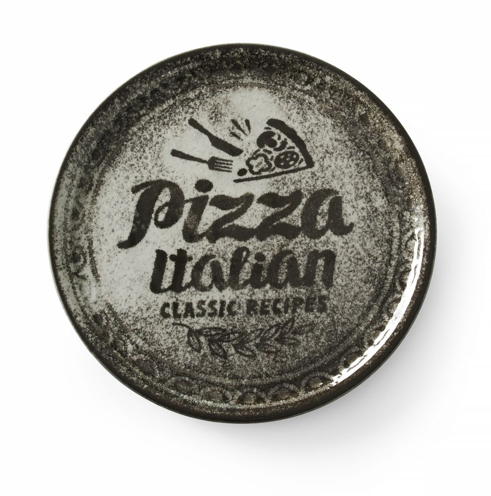 Pizzateller Recipe Collection Schwarz  Schwarz ⌀310mm
