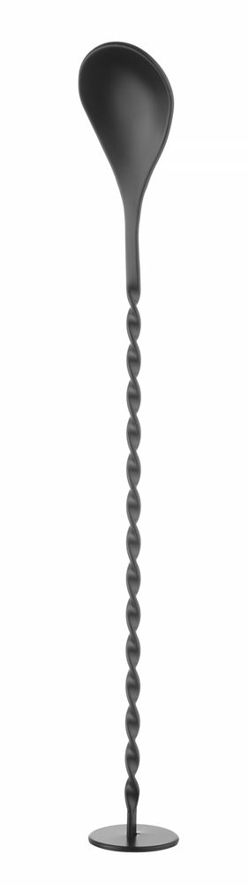 Barlöffel mit Stößel Bar up Schwarz 280x35mm-ING11106 Barlöffel mit Stößel Bar up Schwarz 280x35mm-ING11106