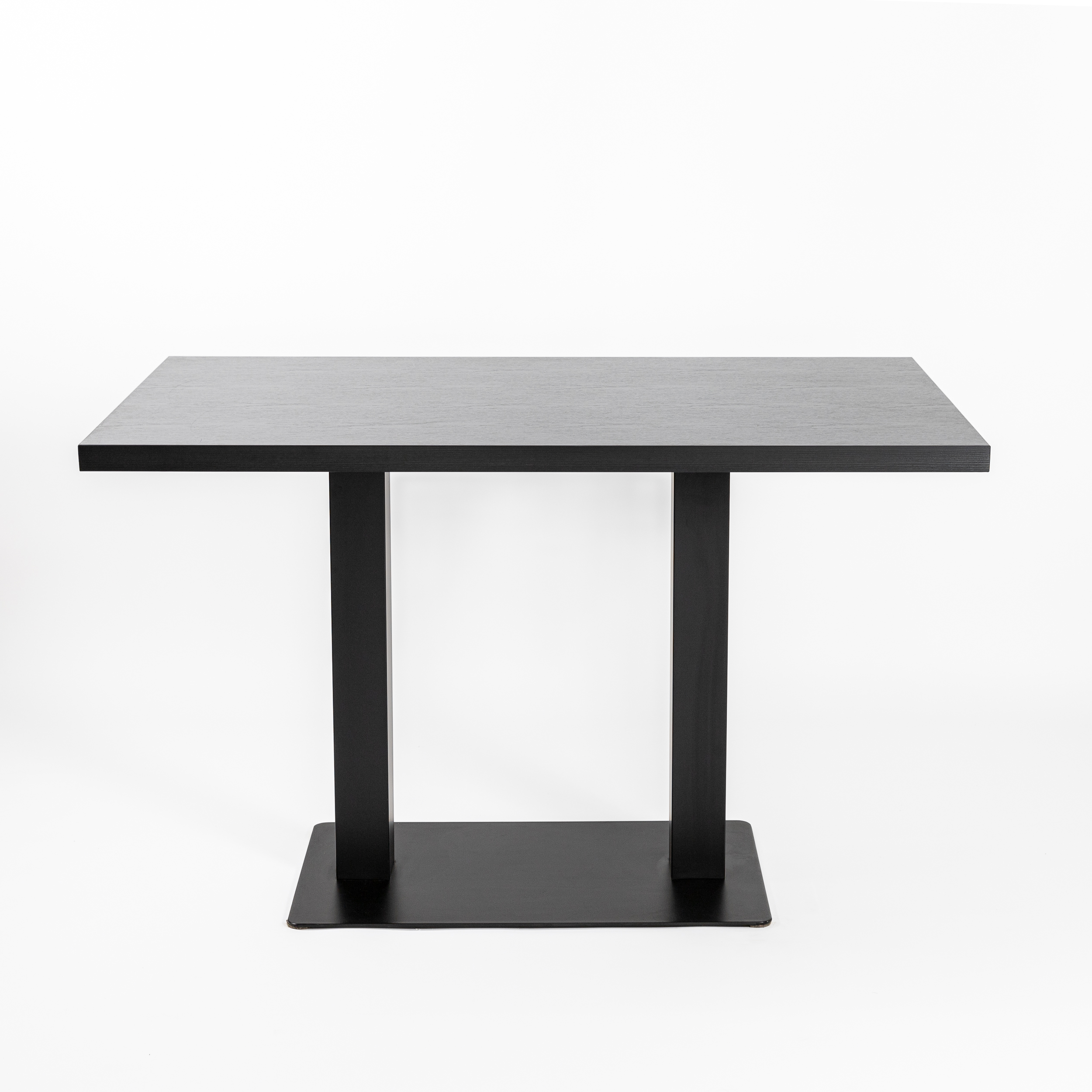 Tisch Salo 120x80cm Schwarz Restauranttisch Bistrotisch Gastrotisch-ING10524M