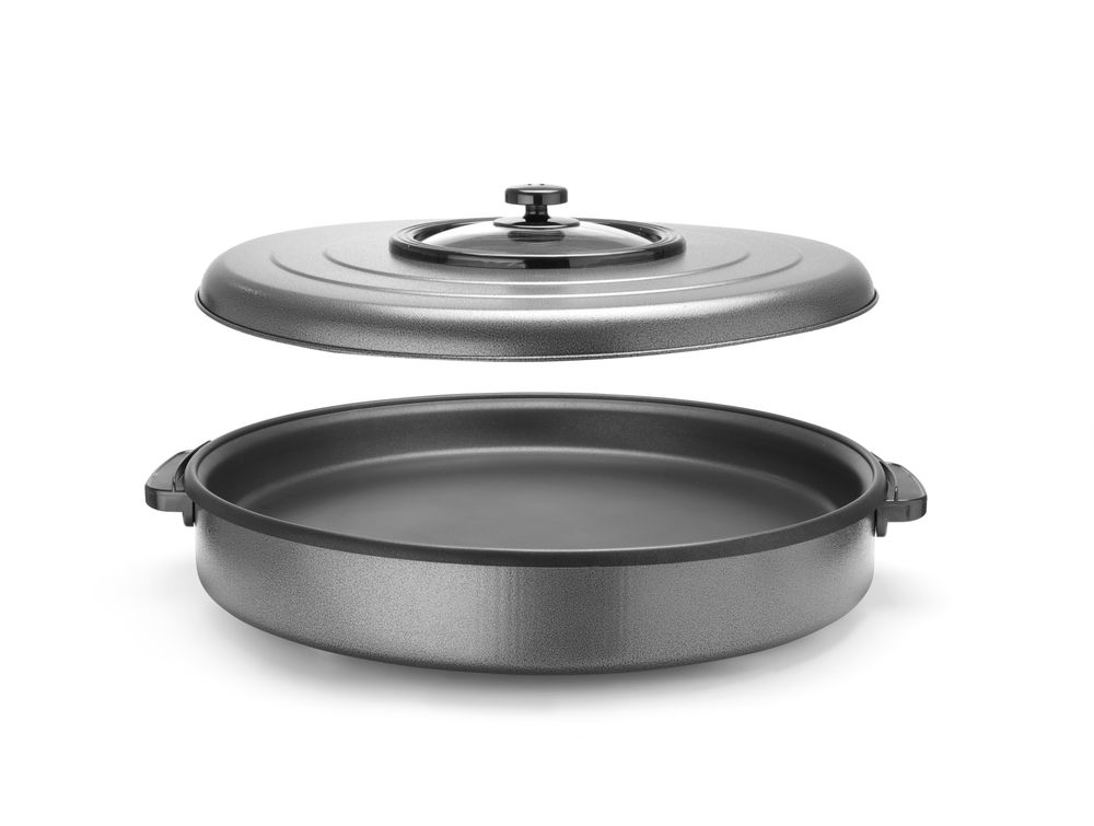 Partypfanne    Innentopf 550x60 mm  230V/1600W  ø620x(H)170mm-ING11606