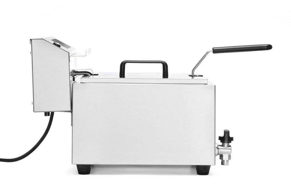 Friteuse Profi Line digital - mit Ablasshahn - 8 l    Profi Line  8L  230V/3500W  305x515x(H)345mm-ING11587