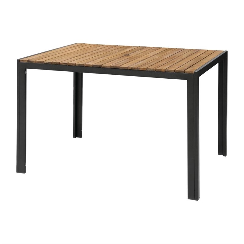 Outdoor Tisch Lero Außenbereich stahl und Akazienholz 120x80-ING10605 Outdoor Tisch Lero Außenbereich stahl und Akazienholz 120x80-ING10605