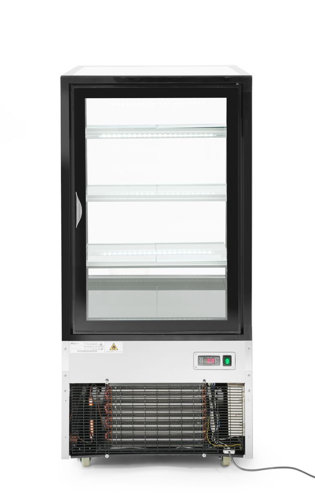Kühlvitrine mit 3 geneigten Regalen Arktic 300L 230V/480W 650x833x(H)1460mm-ING11167 Kühlvitrine mit 3 geneigten Regalen Arktic 300L 230V/480W 650x833x(H)1460mm-ING11167