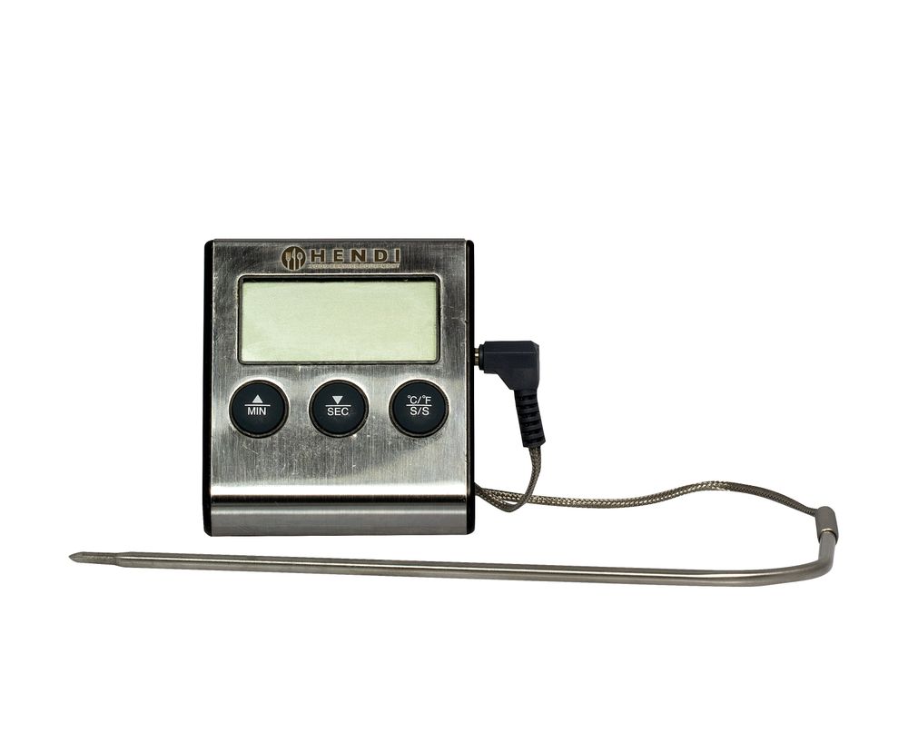 Bratenthermometer mit Timer 65x70x(H)17mm-ING12845