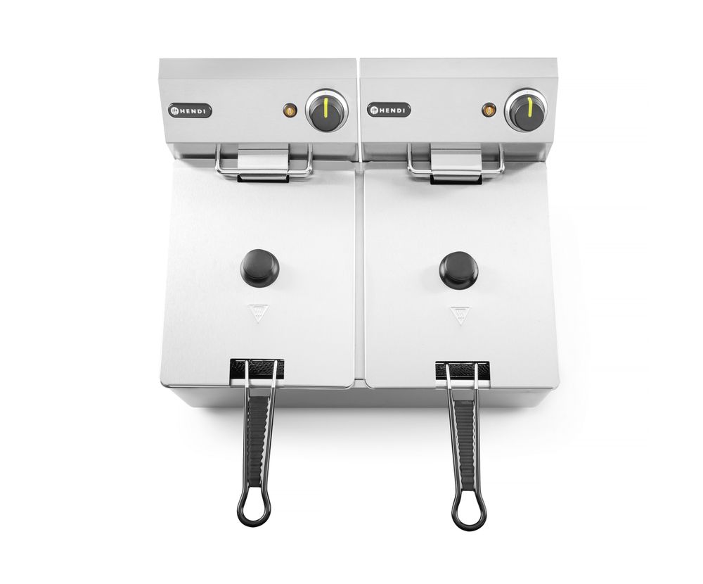Fritteuse Kitchen Line - 2x8L    Kitchen Line  16L  230V/7000W  542x430x(H)351mm-ING11278 Fritteuse Kitchen Line - 2x8L    Kitchen Line  16L  230V/7000W  542x430x(H)351mm-ING11278