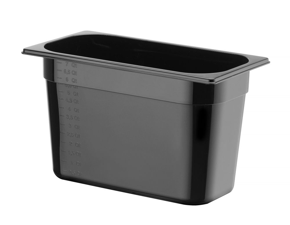 Gastronorm-Behälter 1/3 Profi Line GN 1/3 78L Schwarz 325x176x(H)200mm-ING12245 Gastronorm-Behälter 1/3 Profi Line GN 1/3 78L Schwarz 325x176x(H)200mm-ING12245