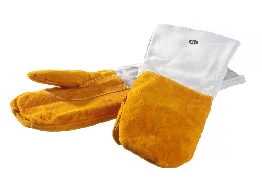 Leder-Grillhandschuhe hitzebeständig – 2 Stück    2 Stk.  (L)460mm-ING11712 Leder-Grillhandschuhe hitzebeständig – 2 Stück    2 Stk.  (L)460mm-ING11712