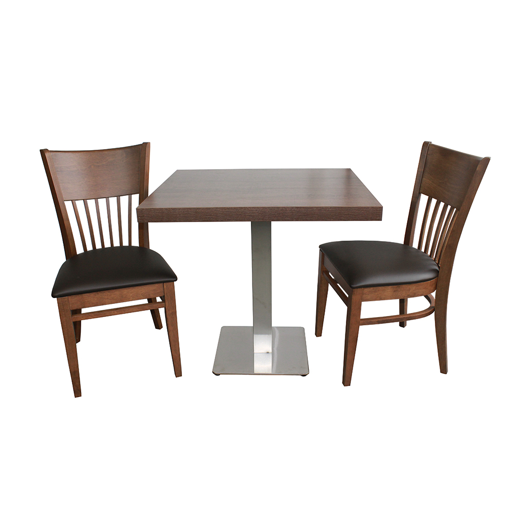 1+2 Restaurant Set Tisch Lyon 50x50x3,6cm Vera Stuhl Bistrostühle Bistrotische 1+2 Restaurant Set Tisch Lyon 50x50x3,6cm Vera Stuhl Bistrostühle Bistrotische