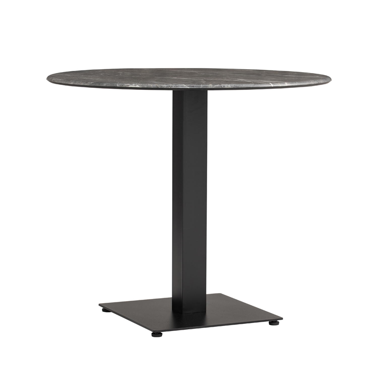 Outdoor-Tisch-Catania-in-Rund-80cm-Marmor-Optik-Grau-Compact-HPL-Tischplatte-1 Outdoor Tisch Rund Catania in 60cm Marmor Optik Grau Compact HPL Tischplatte