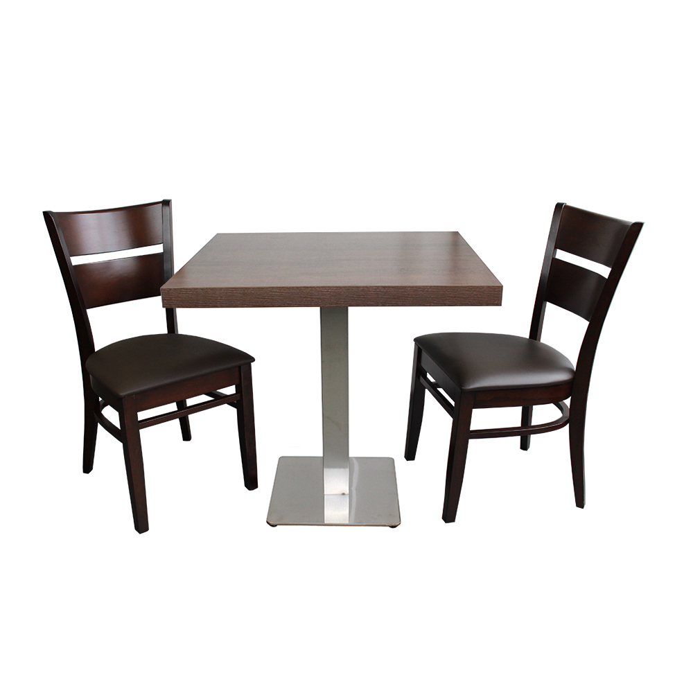 1+2 Restaurant Set Tisch Lyon 50x50x3,6cm Grace Stuhl Bistrostühle Bistrotische 1+2 Restaurant Set Tisch Lyon 50x50x3,6cm Grace Stuhl Bistrostühle Bistrotische