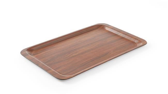 product-4357 Serviertablett in Holzoptik rechteckig  GN 1/1 Mahagoni 325x530mm