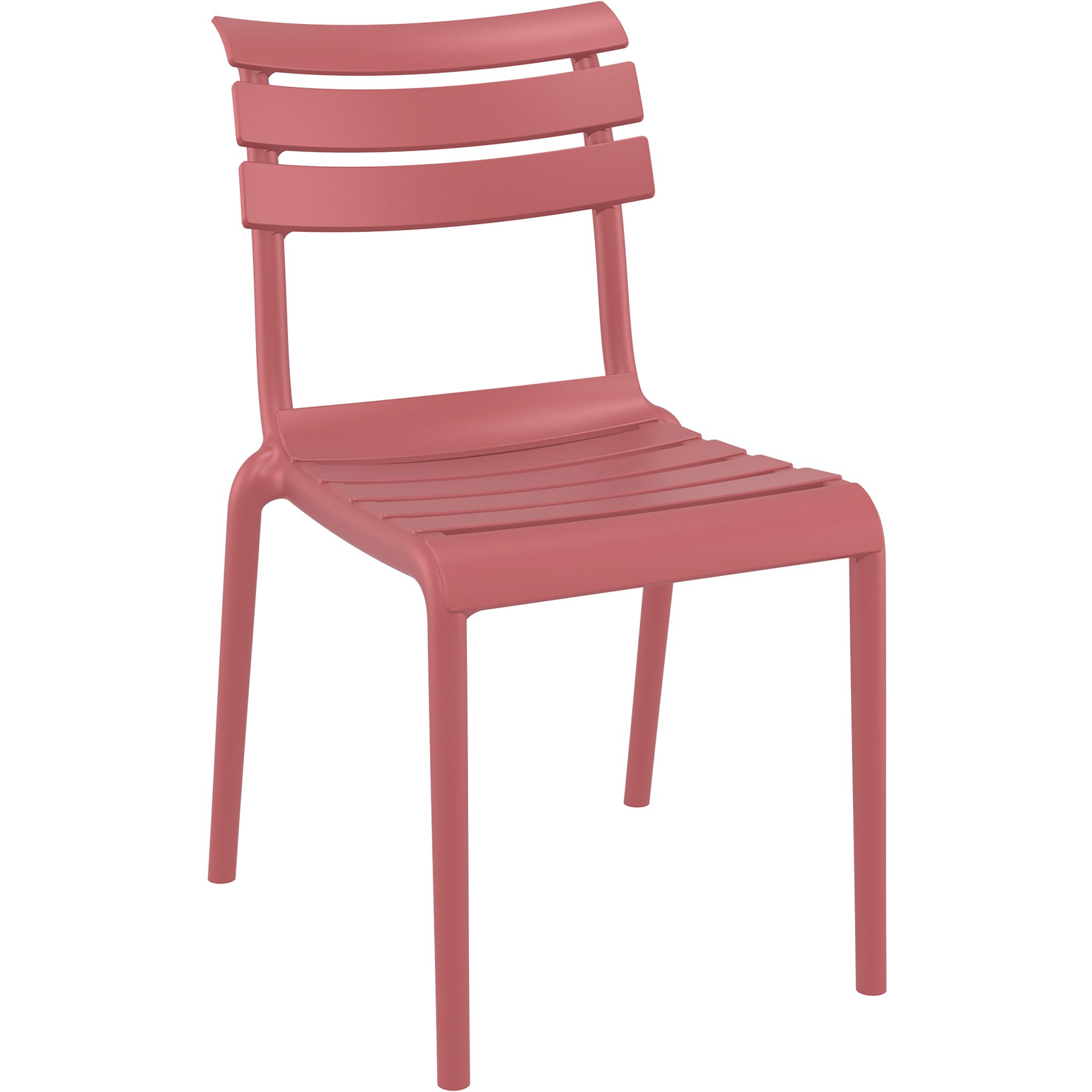 Outdoor Stuhl Polypropylen Berlin Rot