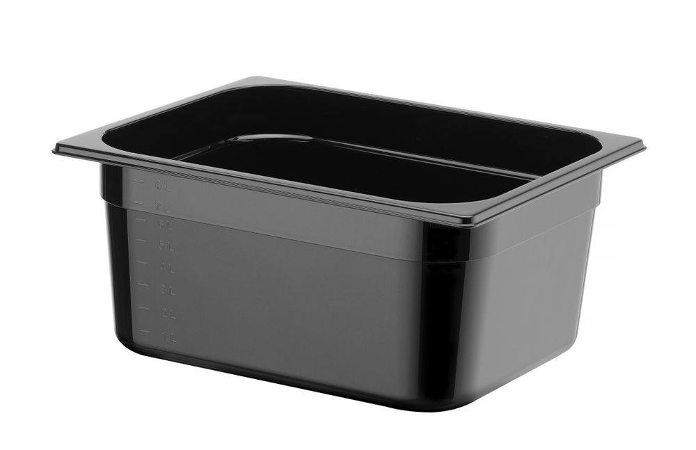 Gastronorm-Behälter 1/2 Profi Line GN 1/2 95L Schwarz 325x265x(H)150mm-ING12253