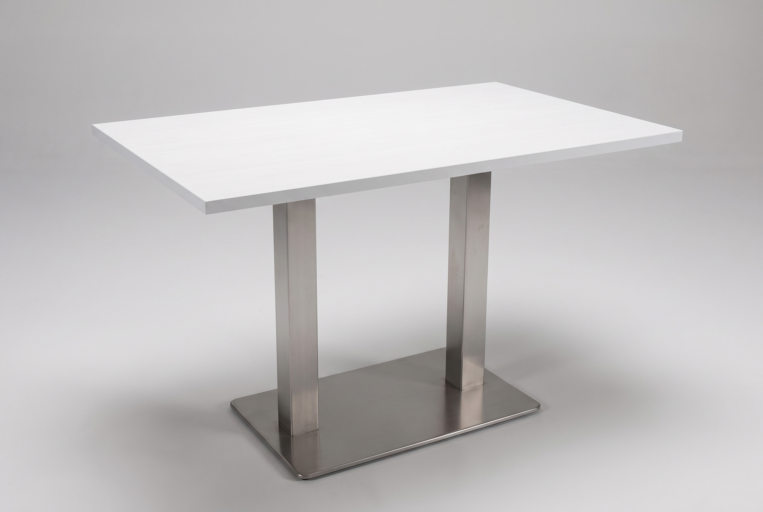 Tisch Bergamo 180x80cm Weiss Restauranttisch Bistrotisch Gastrotisch