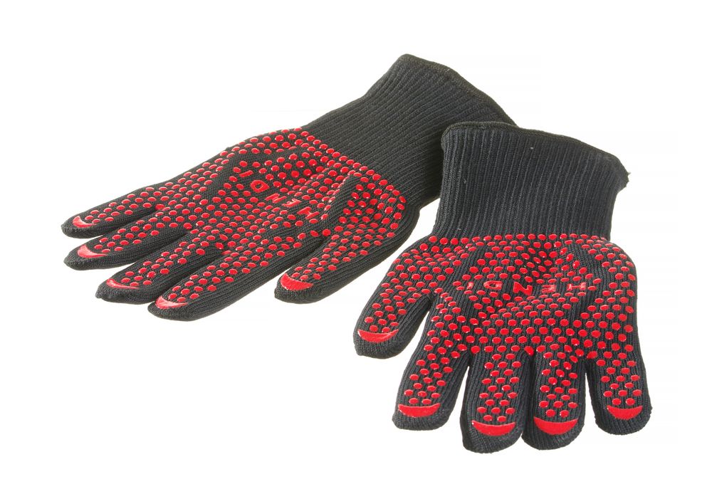 Grillhandschuhe hitzebeständig – 2 Stück    2 Stk.  (L)300mm-ING11714