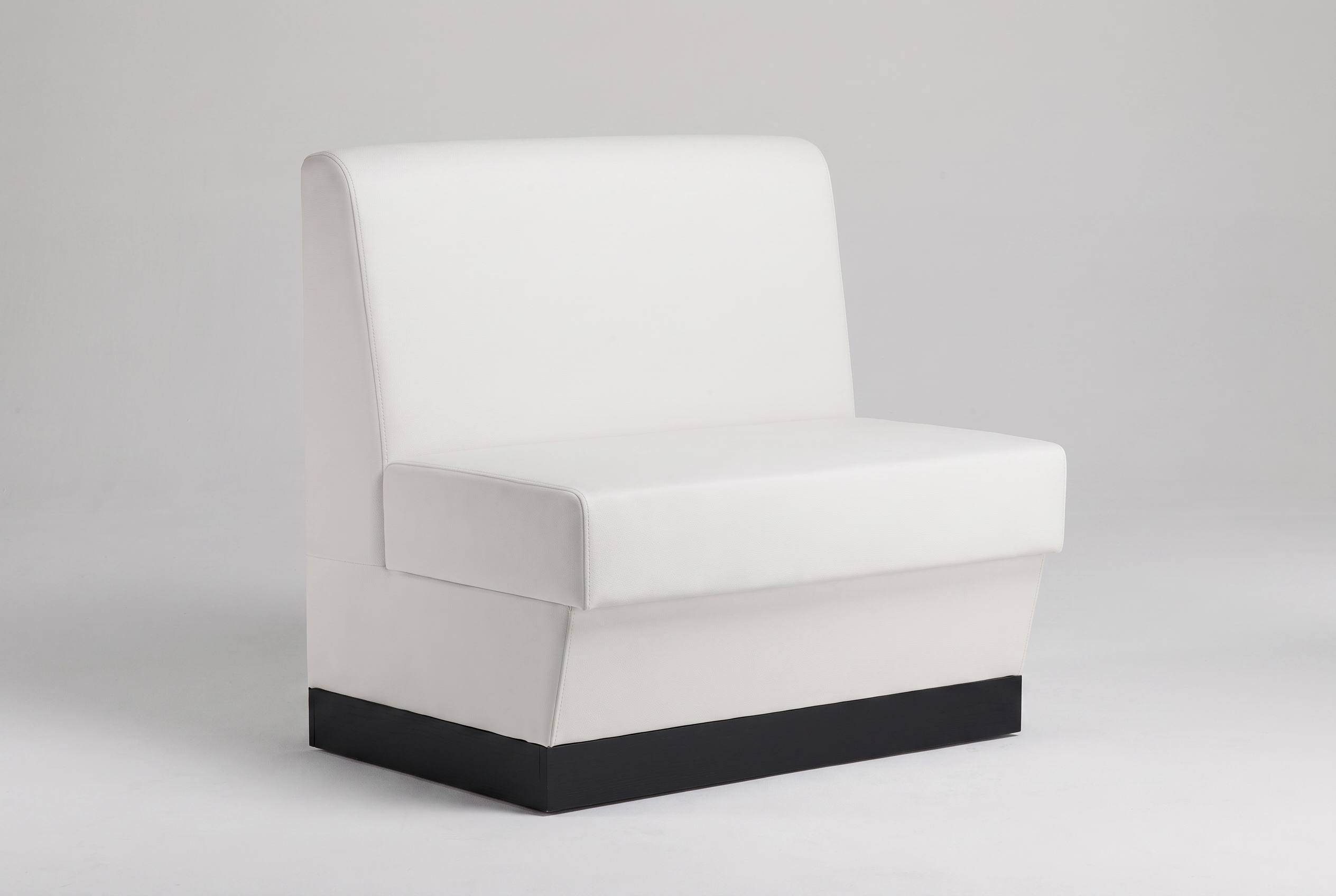 Gastrobank 60cm Dola Weiss Kunstleder Florenz Sitzbank Dinerbank