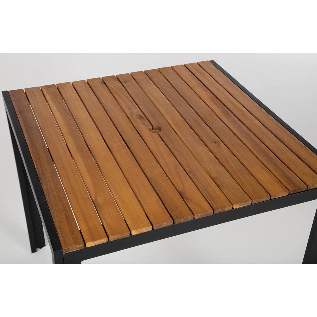 Outdoor Tisch Lero Außenbereich stahl und Akazienholz 80x80-ING10604 Outdoor Tisch Lero Außenbereich stahl und Akazienholz 80x80-ING10604
