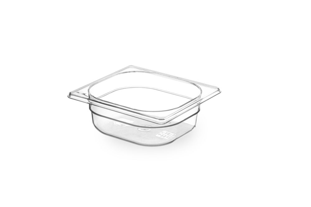 Gastronorm-Behälter 1/6 GN 1/6 1L Transparent 176x162x(H)65mm-ING12251