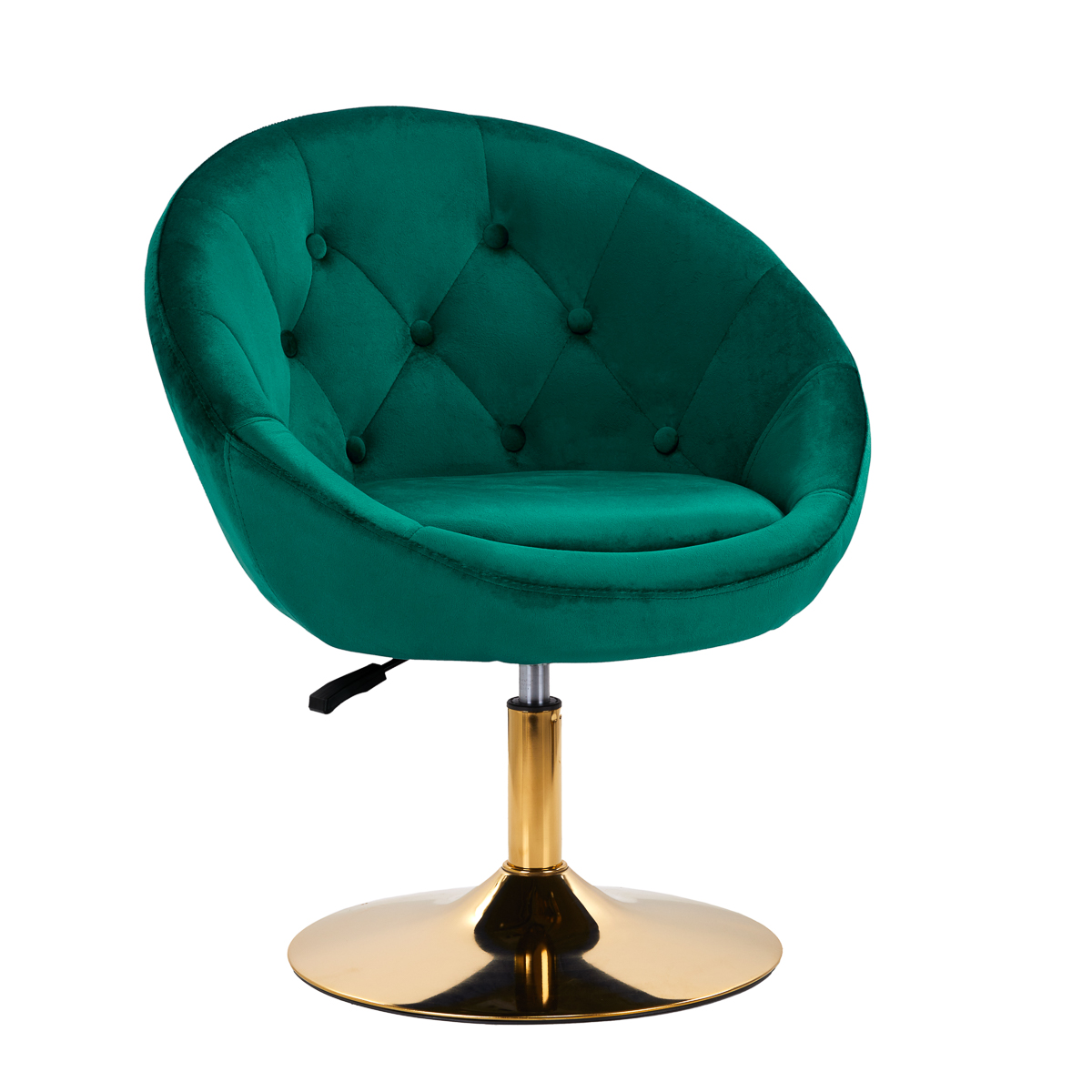 Lounge Drehstuhl Bellaro Select Grün Samt