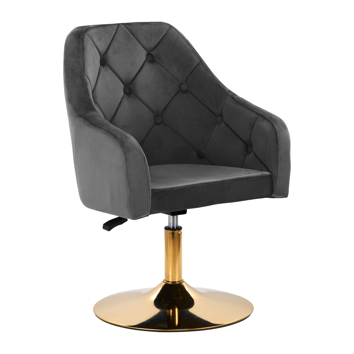 Lounge Drehstuhl Bellara Grau Samt