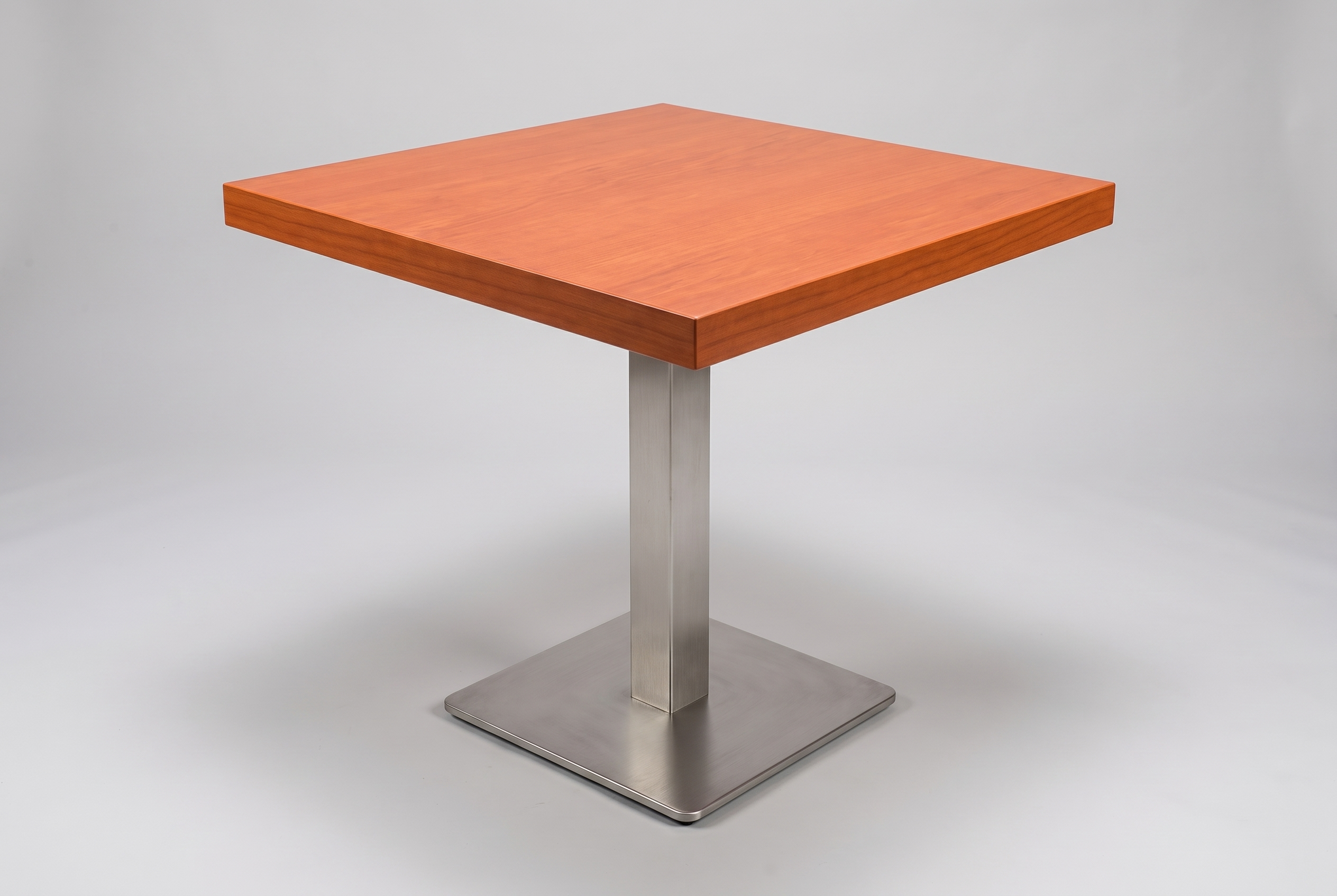 Restaurant Bistro Tisch 50x50cm Bari Holzoptik Mahagoni