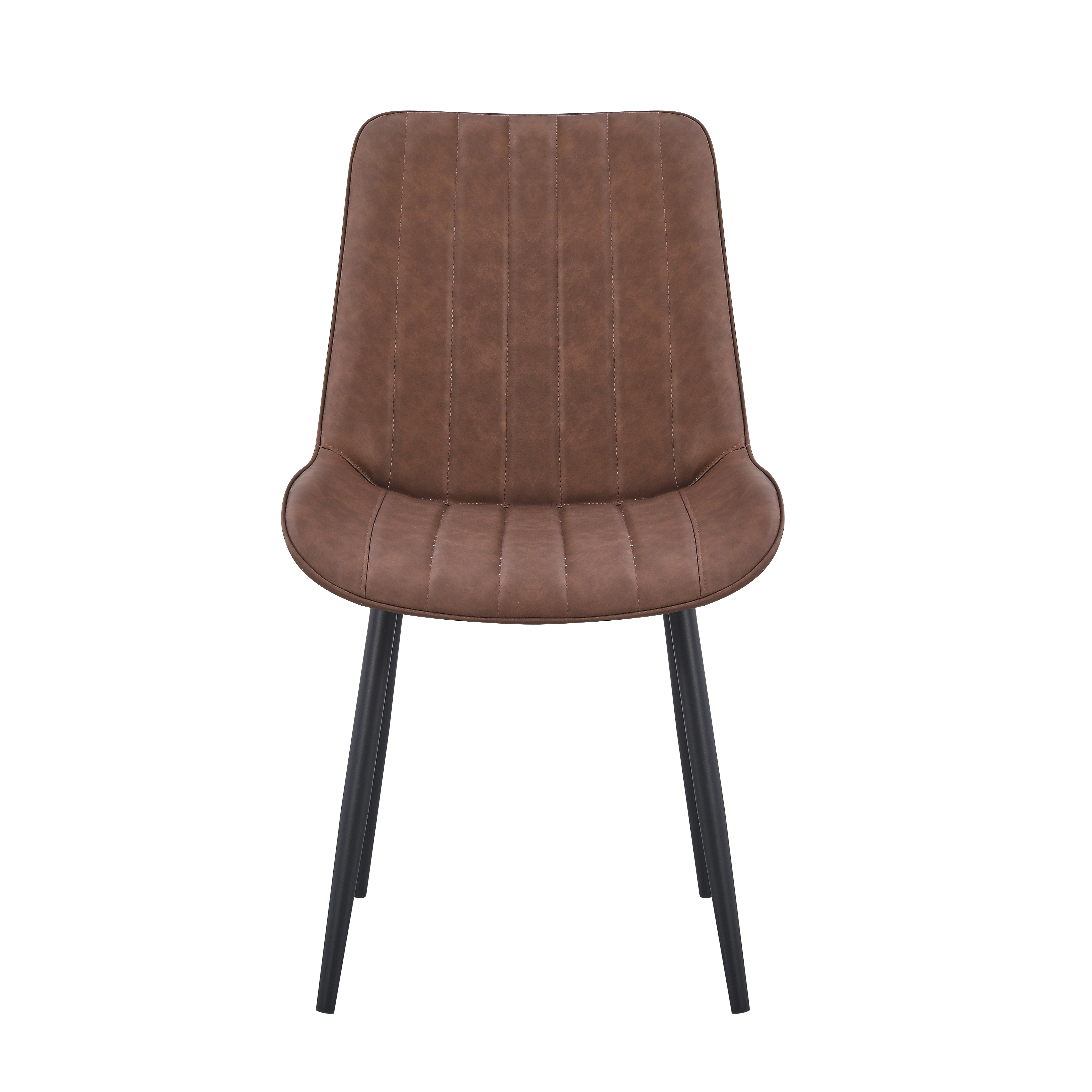 Restaurant Bistro Stuhl Olivia Linea Kunstleder Braun