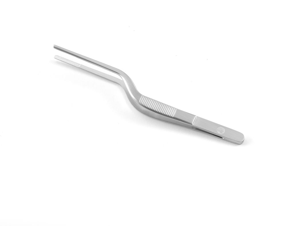 Pinzette gekröpft (L)160mm-ING12704