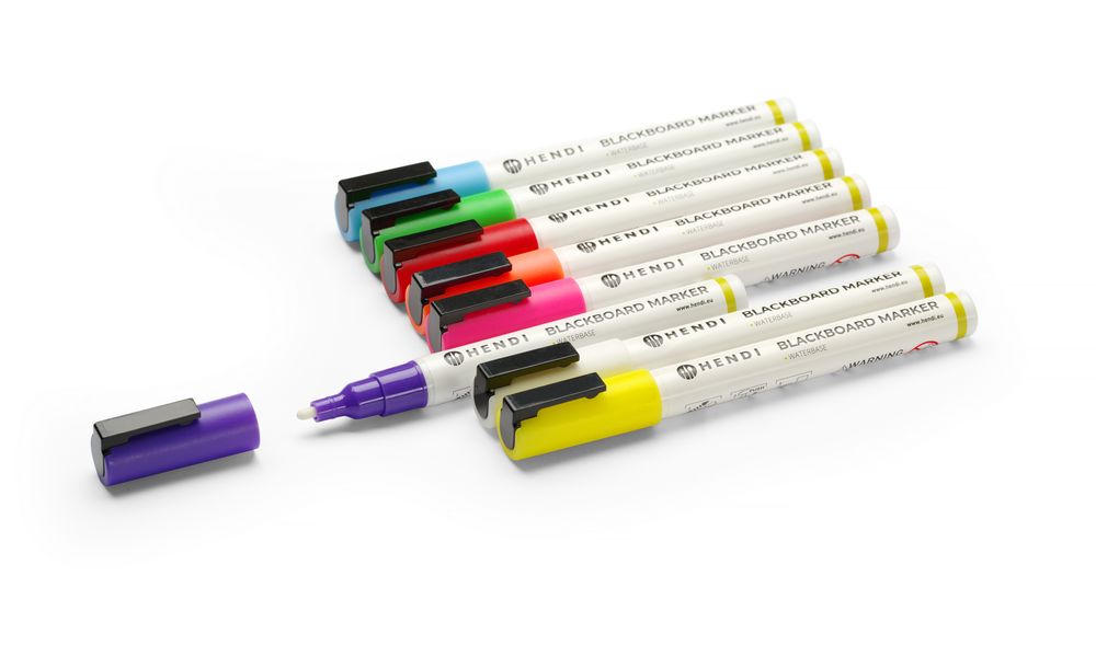 664278_OBW_2022_04_IMGP4924 Kreidemarker 3 mm  Marker 1x weiß 1x rot 1x blau 1x grün 1x gelb 1x violett 1x orange und 1x pink