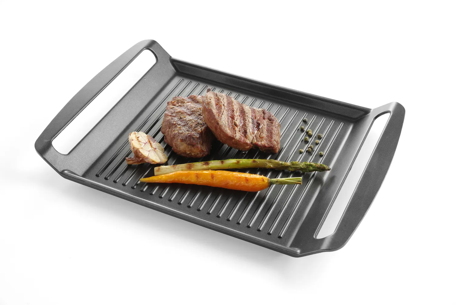Grillplatte für Induktionskocher 39x26x(H)3,5cm