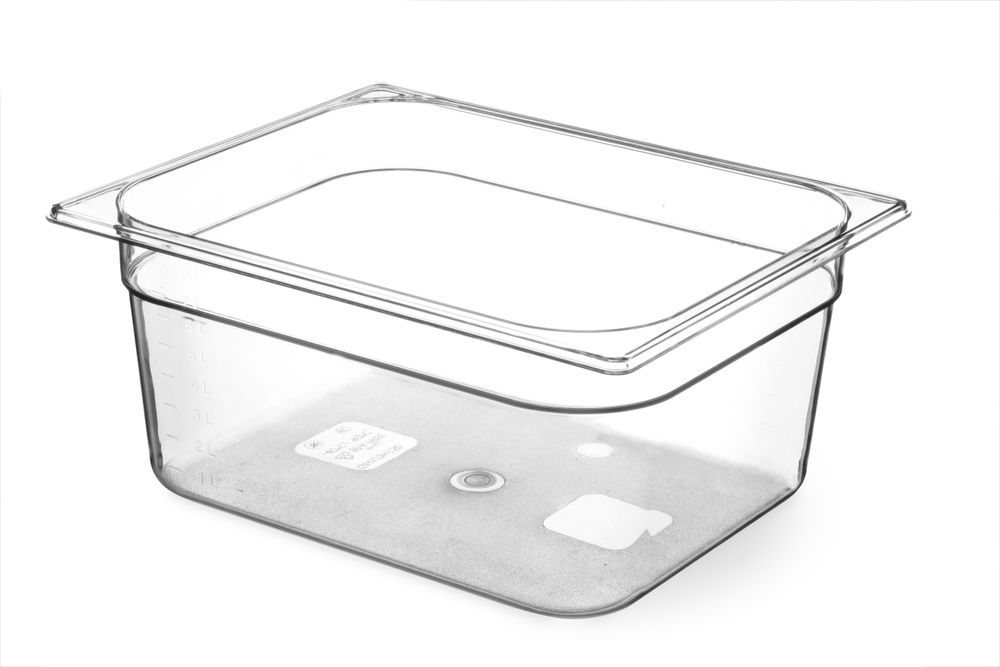 Gastronorm-Behälter 1/2 Budget Line GN 1/2 125L Transparent 325x265x(H)200mm-ING12172