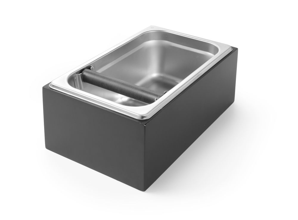 Kaffeesatz-Abklopfbehälter   275x175x(H)110mm-ING11136 Kaffeesatz-Abklopfbehälter   275x175x(H)110mm-ING11136