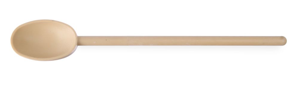 Kochlöffel aus Exoglas Holz hell (L)385mm-ING12656