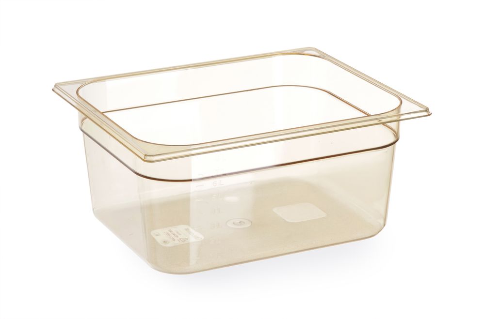 Gastronorm-Behälter 1/2 hochtemperaturbeständig GN 1/2 9L Transparent 325x265x(H)150mm-ING12377