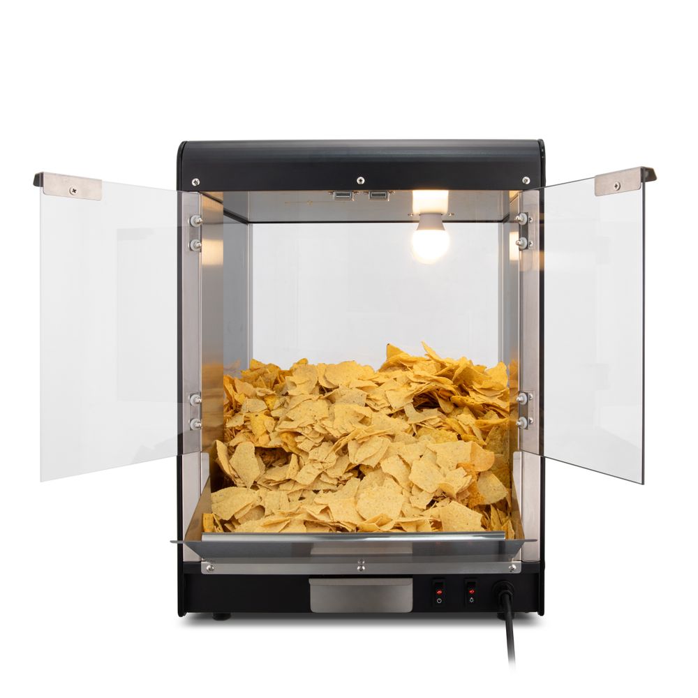 Nacho-Wärmer    Schwarz  220-240V/500W  400x344x(H)525mm-ING11374 Nacho-Wärmer    Schwarz  220-240V/500W  400x344x(H)525mm-ING11374