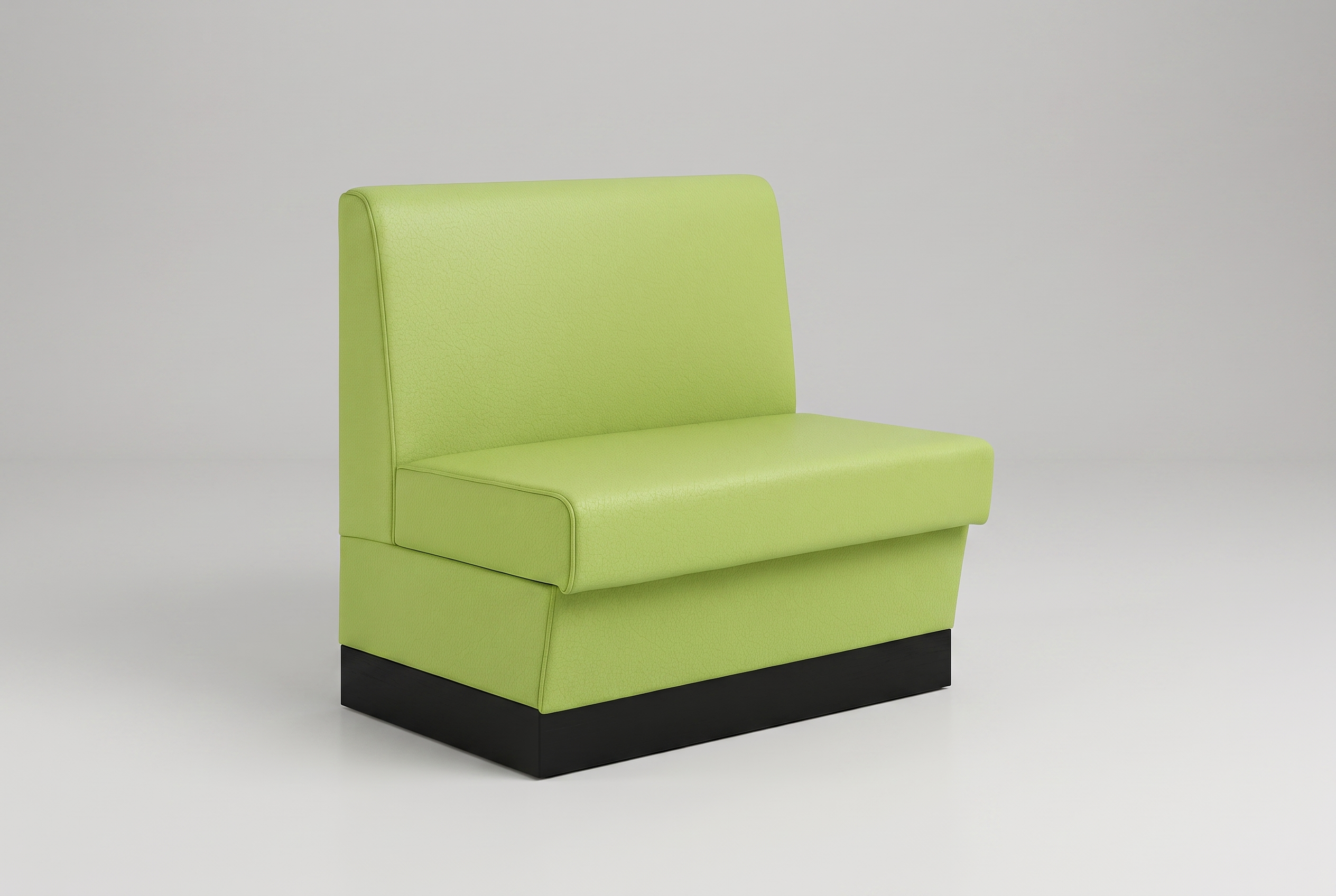 Gastrobank 60cm Grün Kunstleder Florenz Sitzbank Dinerbank