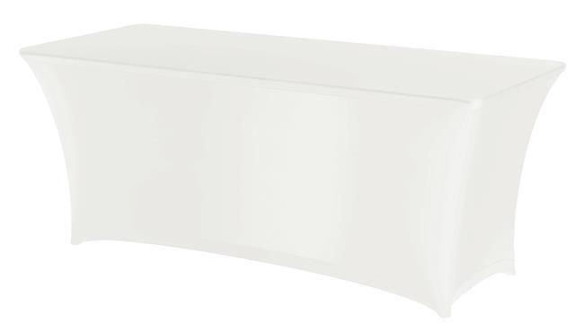 product-1476 Tischhusse rechteckig  810910 + 810897 Weiß 1830x760x(H)730mm