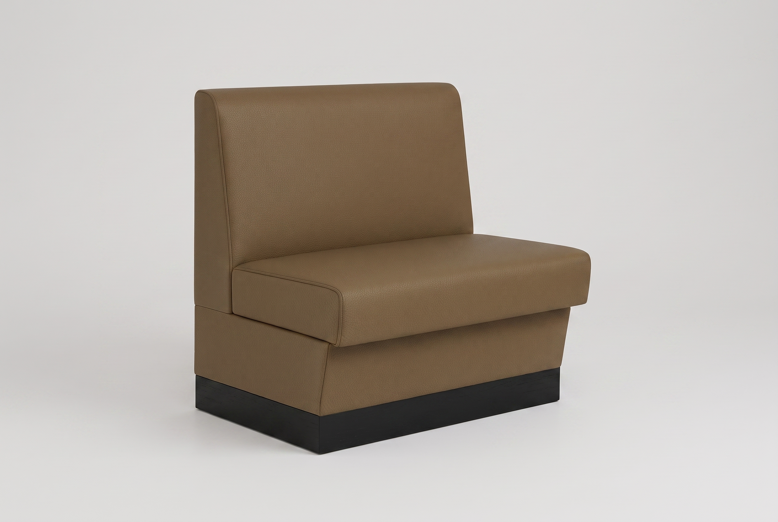 Gastrobank 60cm Mocca Kunstleder Florenz Sitzbank Dinerbank