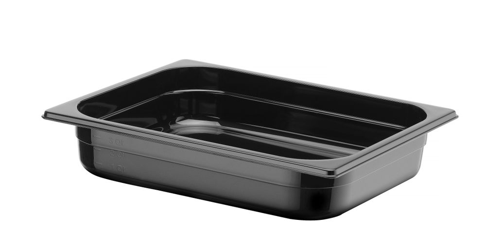 Gastronorm-Behälter 1/2 Profi Line GN 1/2 4L Schwarz 325x265x(H)65mm-ING12255