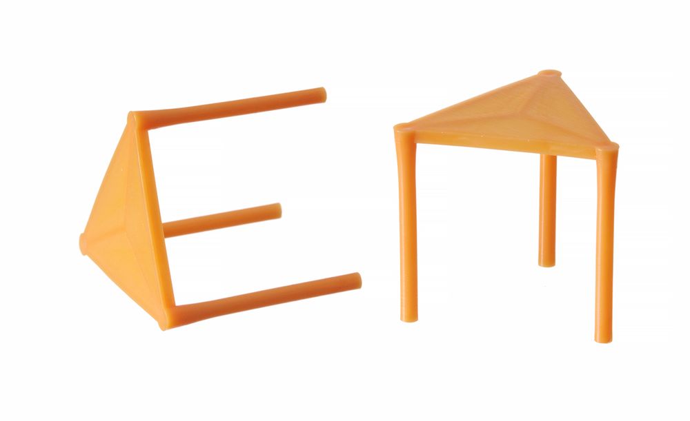 Abstandhalter für Pizzen - 500 Stk.    Orange  500 Stk-ING11622