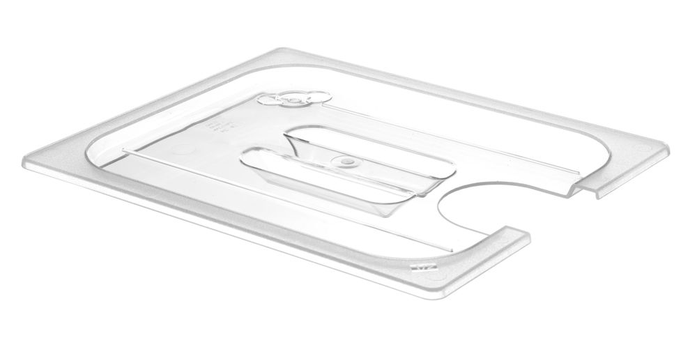 Gastronorm-Deckel mit Sous-Vide-Stick-Aussparung GN 1/2 Transparent 265x325mm-ING12336