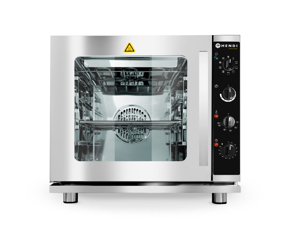 Kombidämpfer mit Grill 4x GN 2/3  Grau  230V/3000W  625x585x(H)590mm-ING11618
