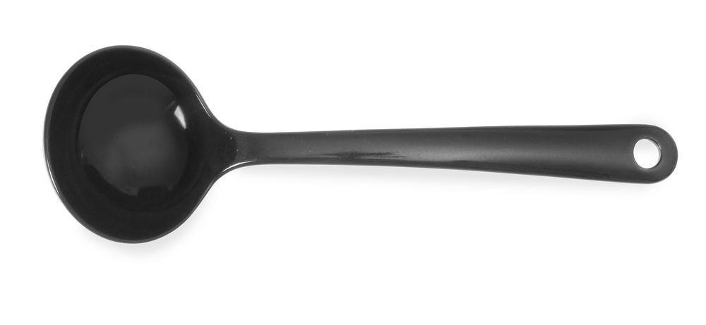 563557 Saucenlöffel  007L Schwarz 235x75mm