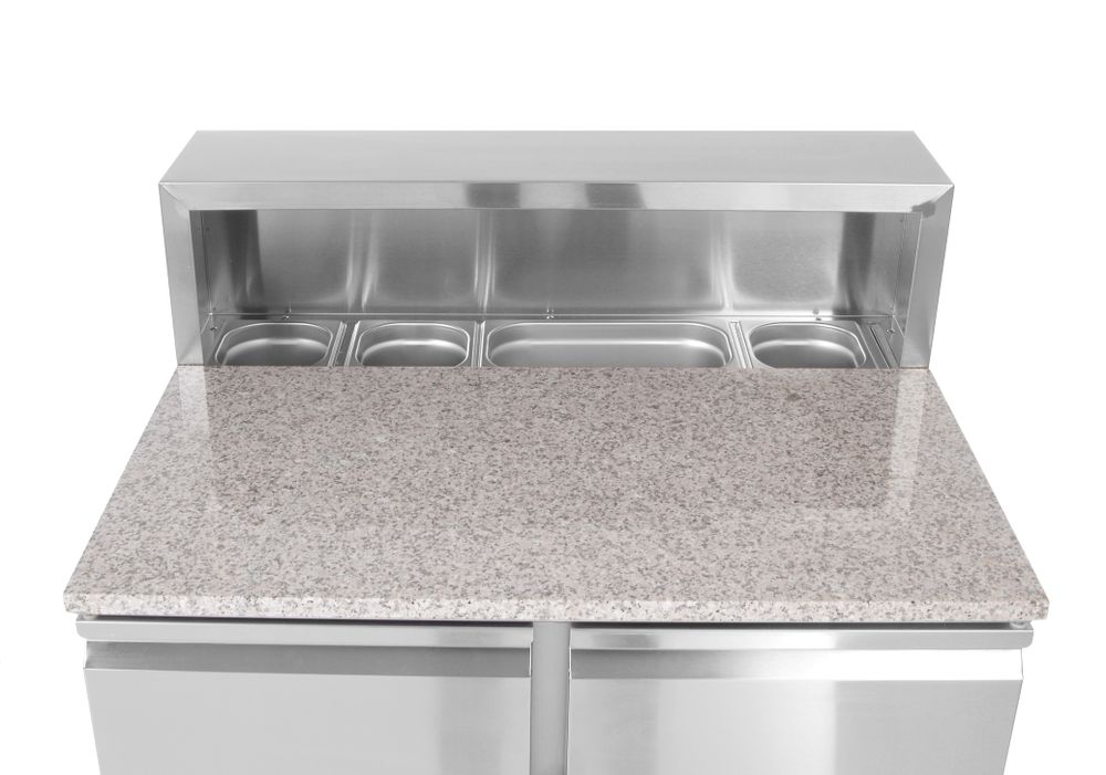 Pizzatisch zweitürig 300 L Arktic 230V/310W 900x700x(H)1110mm-ING11253 Pizzatisch zweitürig 300 L Arktic 230V/310W 900x700x(H)1110mm-ING11253